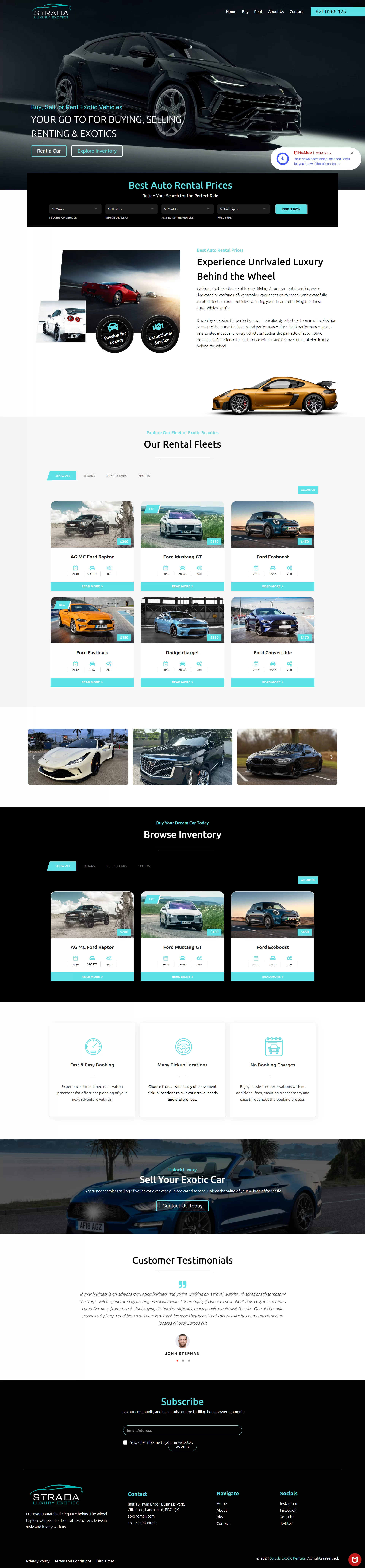 strada Cars Website Sachin Sonawane